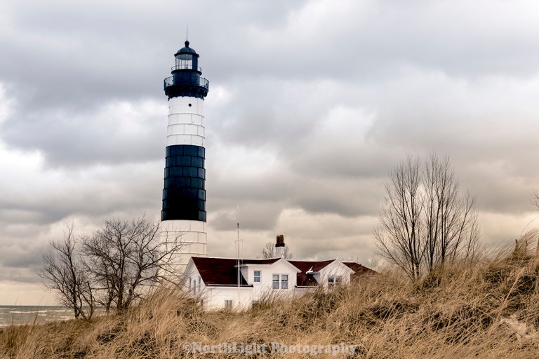 Big Sable Point lighhouse, Ludington State Park, Michigan, USA